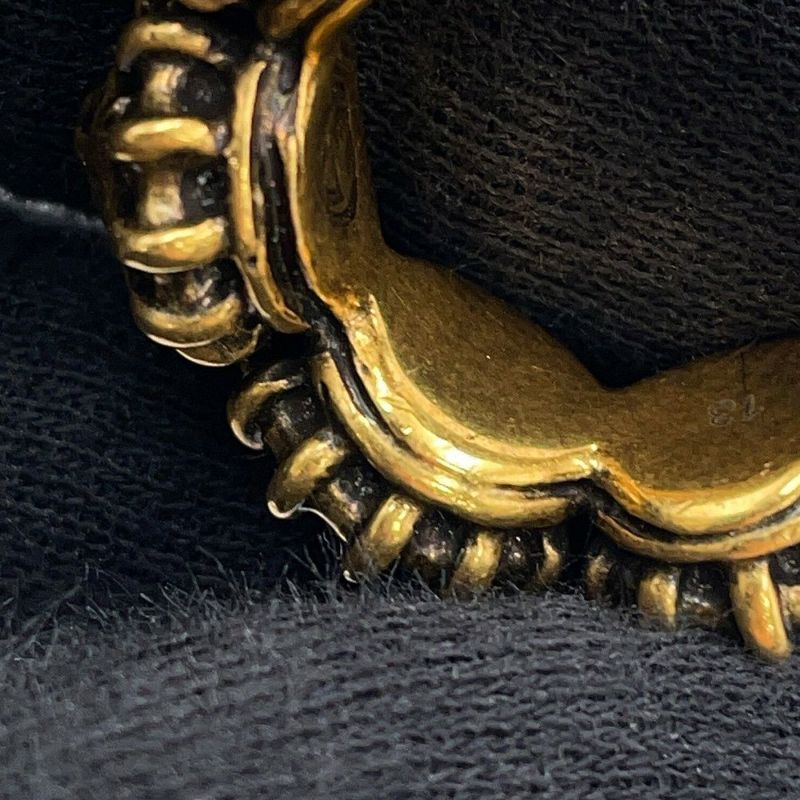 グッチ リング キャットヘッド ラインストーン サイズ13 GUCCI アクセサリー 指輪