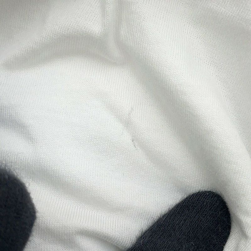 フェンディ パーカー FF切り替え フーディ コットン メンズサイズS FAF681 FENDI トップス 白