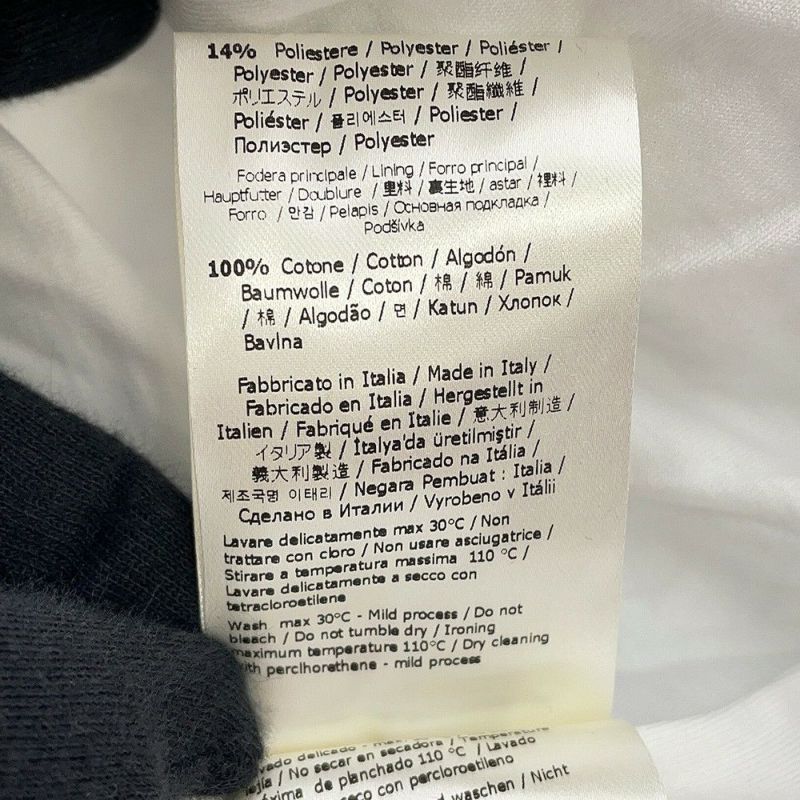 フェンディ パーカー FF切り替え フーディ コットン メンズサイズS FAF681 FENDI トップス 白