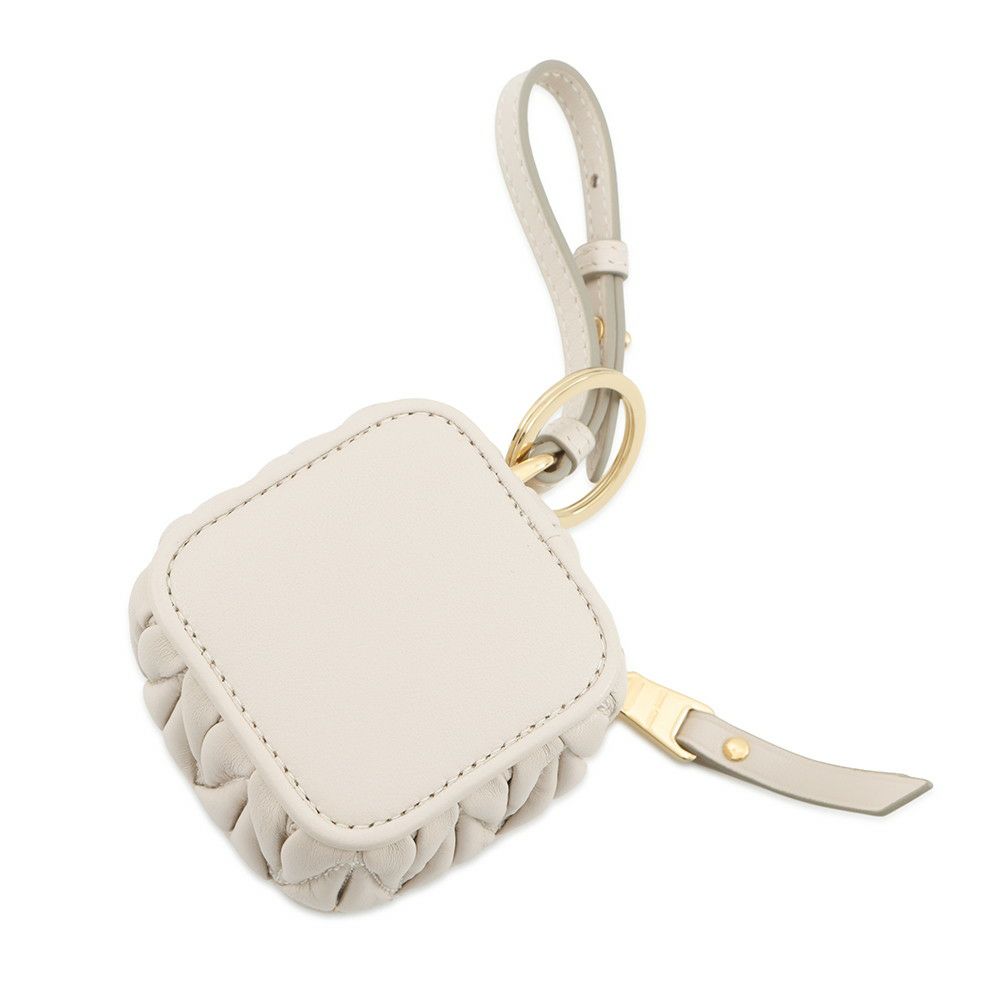 ミュウミュウ チャーム キーリング TRICK MATELASSE KEYRING  レザー 5TL527 MIUMIU キーリング