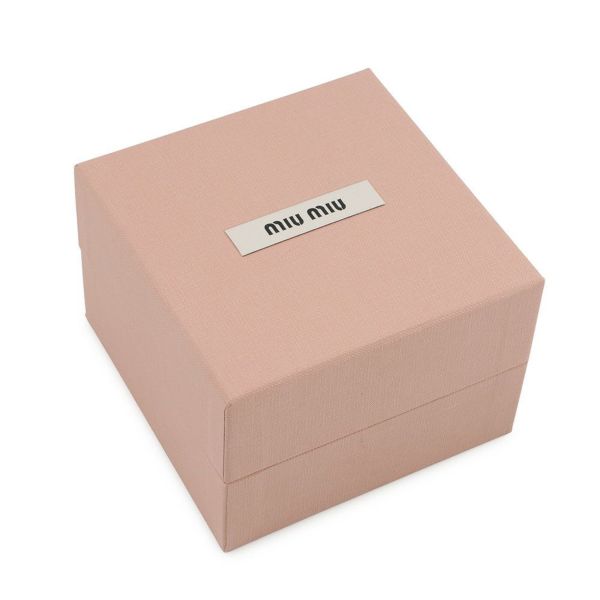 ミュウミュウ チャーム キーリング TRICK MATELASSE KEYRING  レザー 5TL527 MIUMIU キーリング