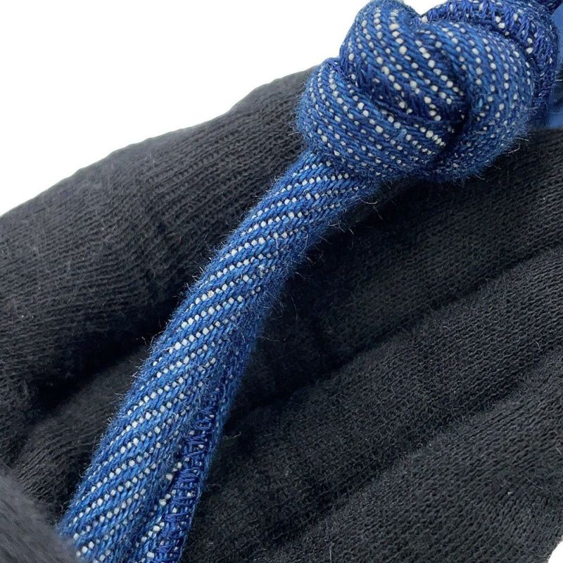 ボッテガヴェネタ ショルダーバッグ イントレチャート スモール カセット バケット デニム 743789 BOTTEGA VENETA