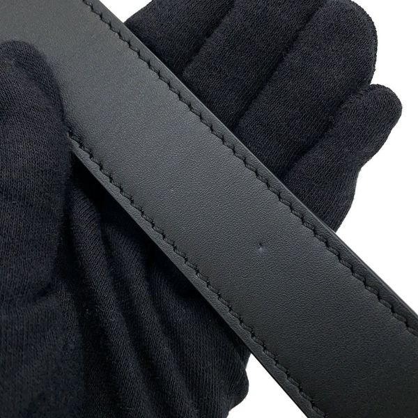 ロエベ ベルト ゲート アナグラム リバーシブル サイズ75 E821Z26X03 LOEWE 黒