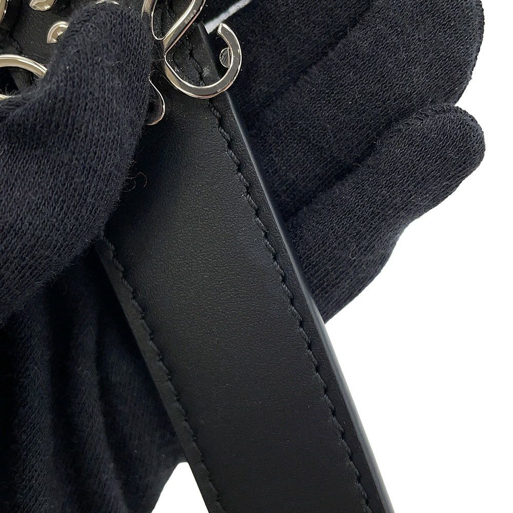 ロエベ ベルト ゲート アナグラム リバーシブル サイズ75 E821Z26X03 LOEWE 黒