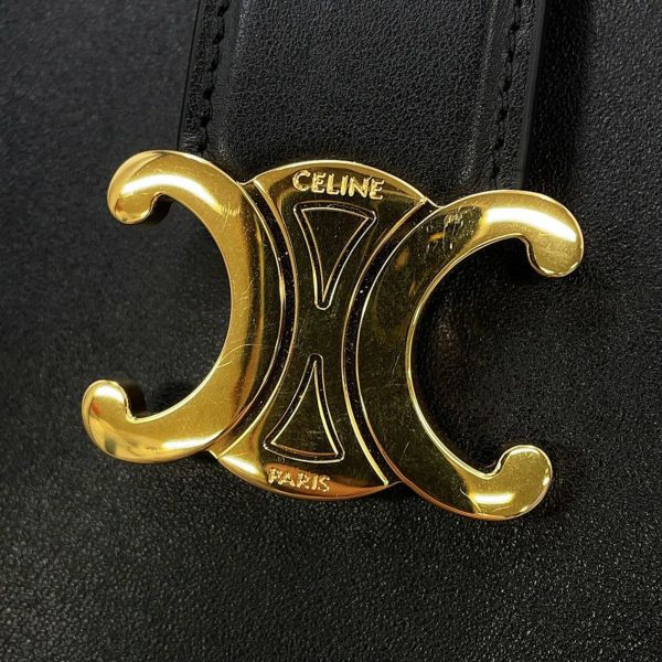 セリーヌ ハンドバッグ トリオンフ スモール バケット ルイーズ 119173FX9.04LU CELINE 2way 黒