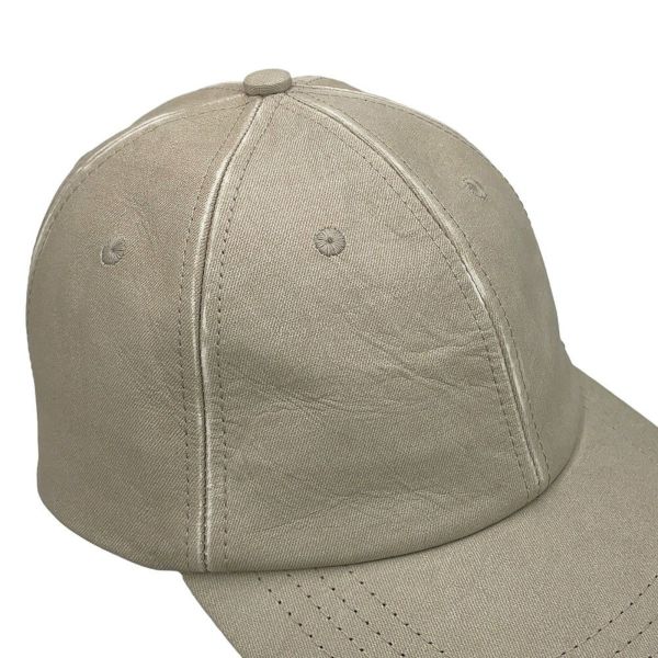 ボッテガヴェネタ キャップ フランネルプリント ヌバックレザー 739329 BOTTEGA VENETA