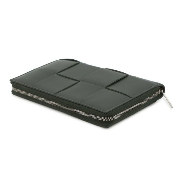 ボッテガヴェネタ 長財布 カセット マキシイントレチャート 649607 BOTTEGA VENETA ラウンドファスナー