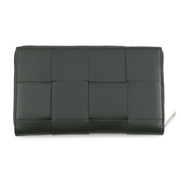 ボッテガヴェネタ 長財布 カセット マキシイントレチャート 649607 BOTTEGA VENETA ラウンドファスナー