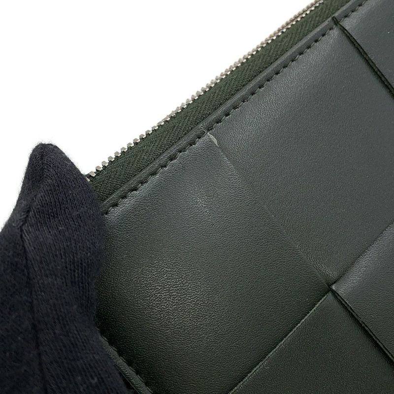 ボッテガヴェネタ 長財布 カセット マキシイントレチャート 649607 BOTTEGA VENETA ラウンドファスナー