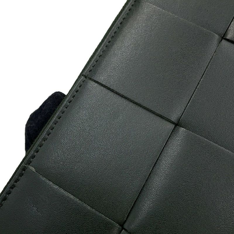 ボッテガヴェネタ 長財布 カセット マキシイントレチャート 649607 BOTTEGA VENETA ラウンドファスナー