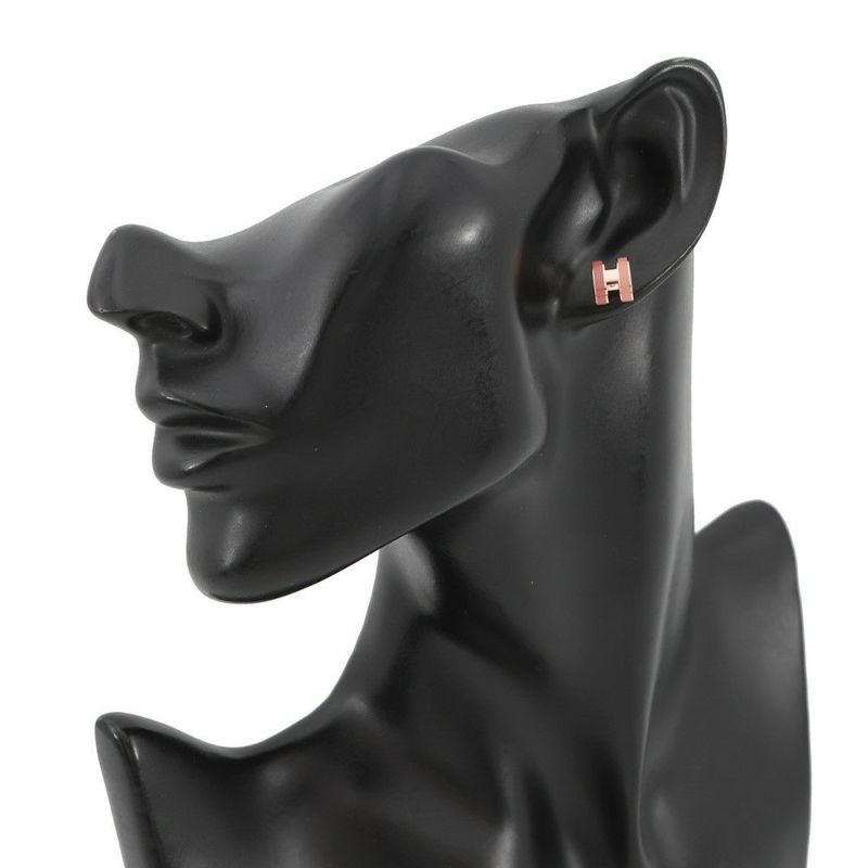 エルメス ピアス ミニ・ポップアッシュ ロカバール ビューティー/ピンクゴールド金具 HERMES アクセサリー