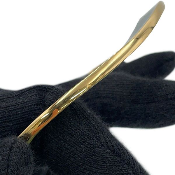 ボッテガヴェネタ ブレスレット カーブ カフ バングル Ag925 エナメル サイズL 741013 BOTTEGA VENETA アクセサリー