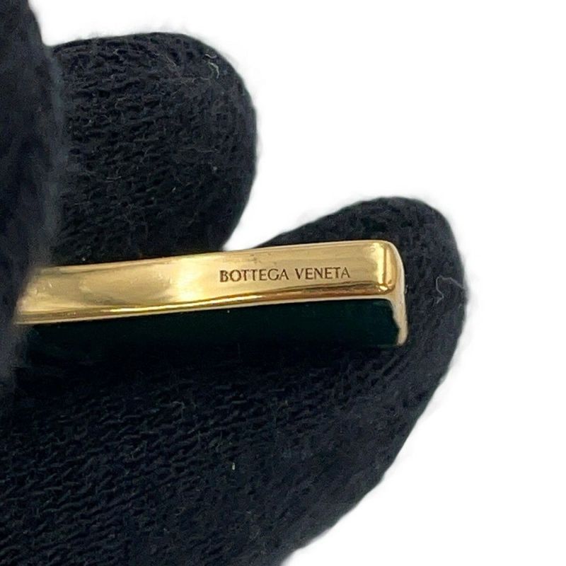 ボッテガヴェネタ ブレスレット カーブ カフ バングル Ag925 エナメル サイズL 741013 BOTTEGA VENETA アクセサリー