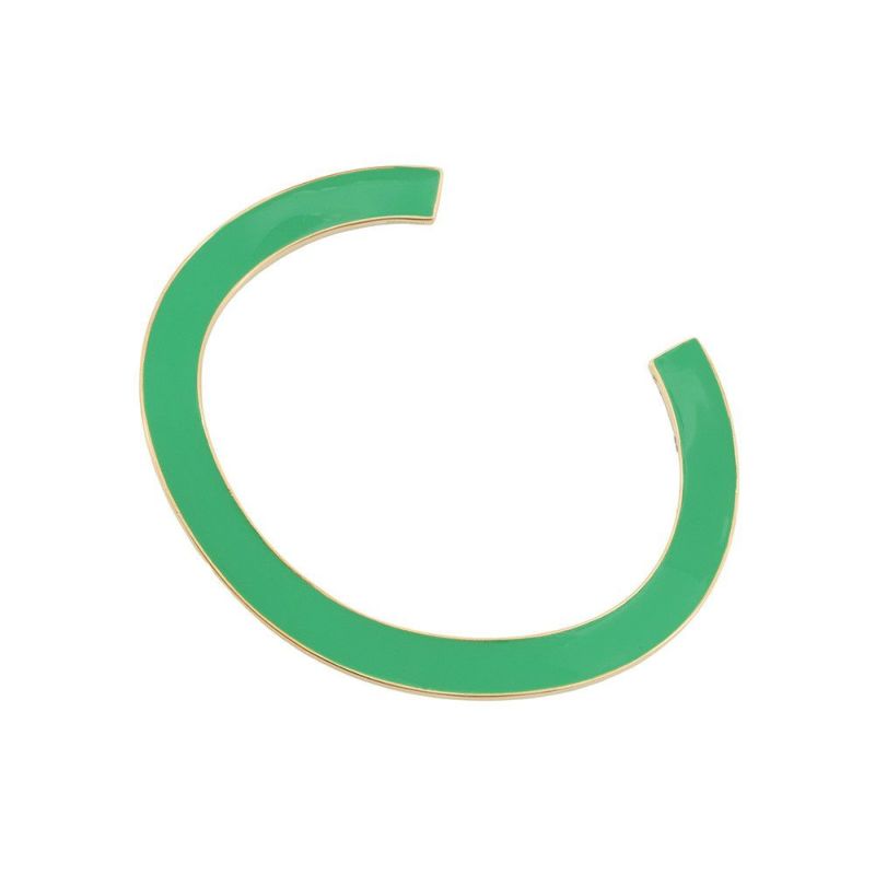 ボッテガヴェネタ ブレスレット カーブ カフ バングル Ag925 エナメル サイズM 741013 BOTTEGA VENETA アクセサリー