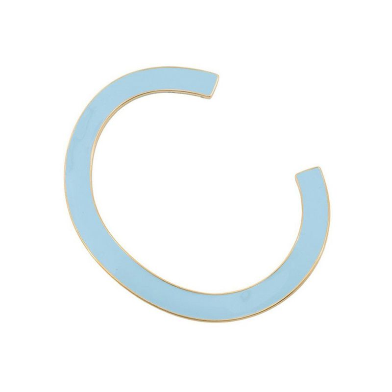 ボッテガヴェネタ ブレスレット カーブ カフ バングル Ag925 エナメル サイズM 741013 BOTTEGA VENETA アクセサリー