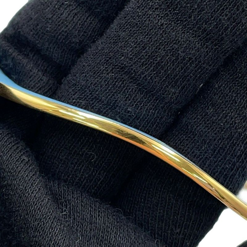 ボッテガヴェネタ ブレスレット カーブ カフ バングル Ag925 エナメル サイズM 741013 BOTTEGA VENETA アクセサリー