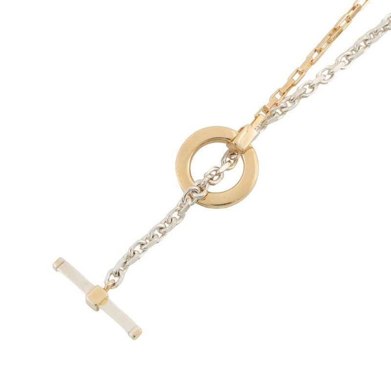 ボッテガヴェネタ ネックレス T字バー チェーン Ag925 754353 BOTTEGA VENETA アクセサリー