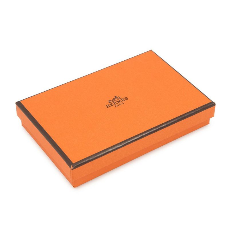 エルメス コインケース カルヴィ デュオ ヴェールマングローブ/シルバー金具 エプソン K刻印 財布