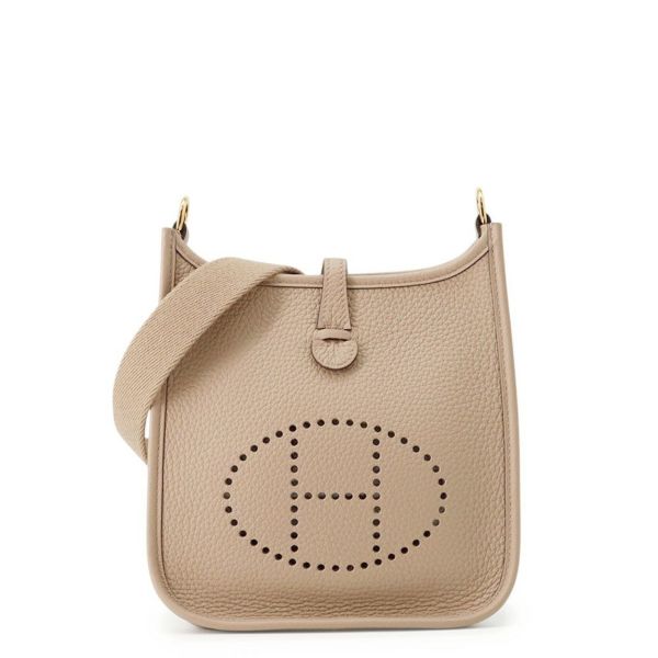 エルメス エブリンTPM 111cm アマゾン ベージュマルファ/ゴールド金具 トリヨンクレマンス Ｂ刻印