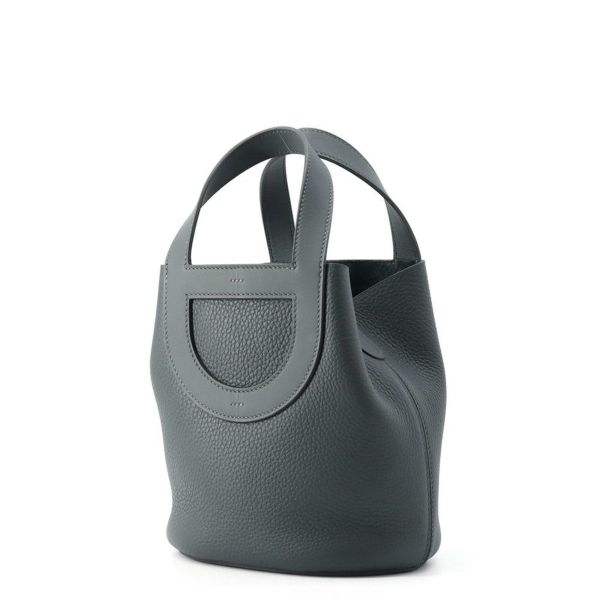 エルメス トートバッグ インザループ 18 ヴェールマングローブ/シルバー金具 トリヨンクレマンス/スイフト K刻印