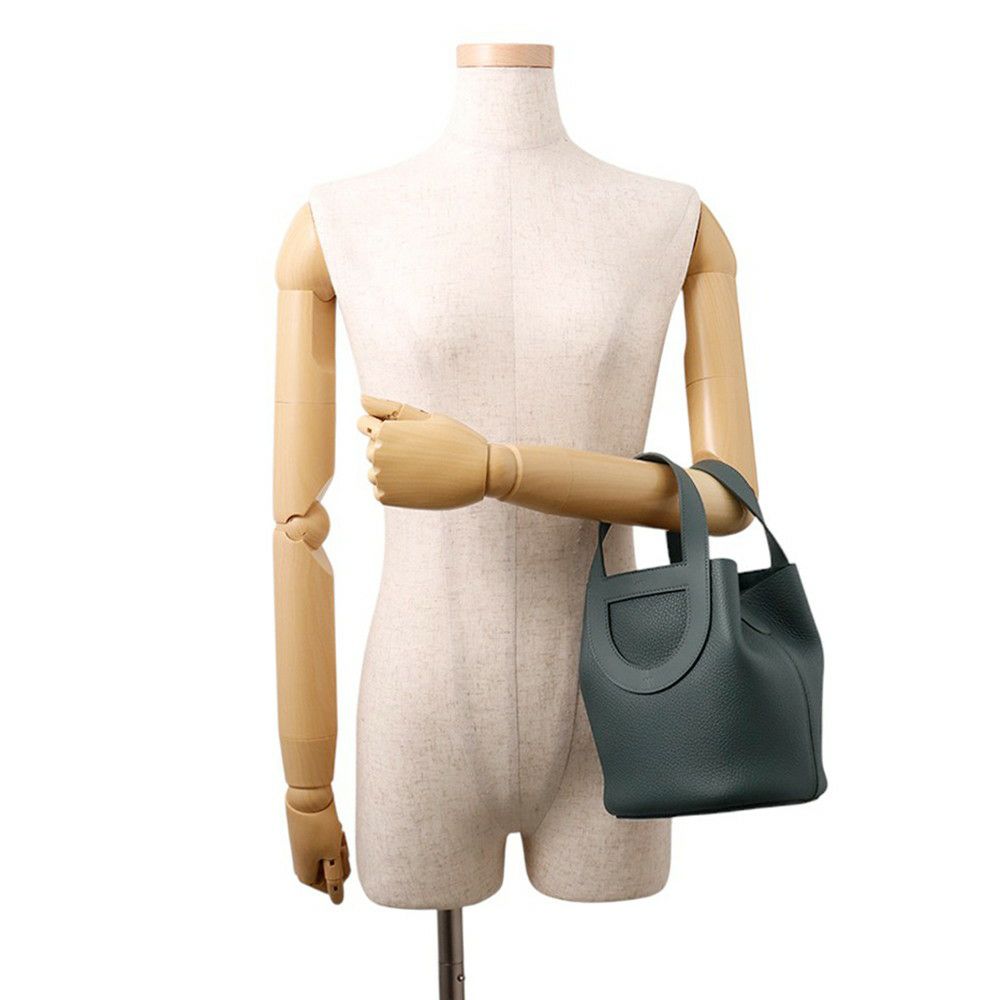 エルメス トートバッグ インザループ 18 ヴェールマングローブ/シルバー金具 トリヨンクレマンス/スイフト K刻印