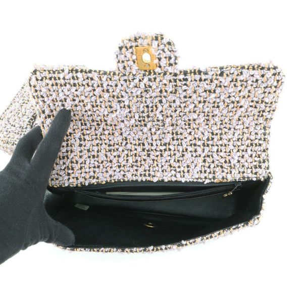 シャネル ハンドバッグ 親子バッグ ココマーク ツイード CHANEL バッグ