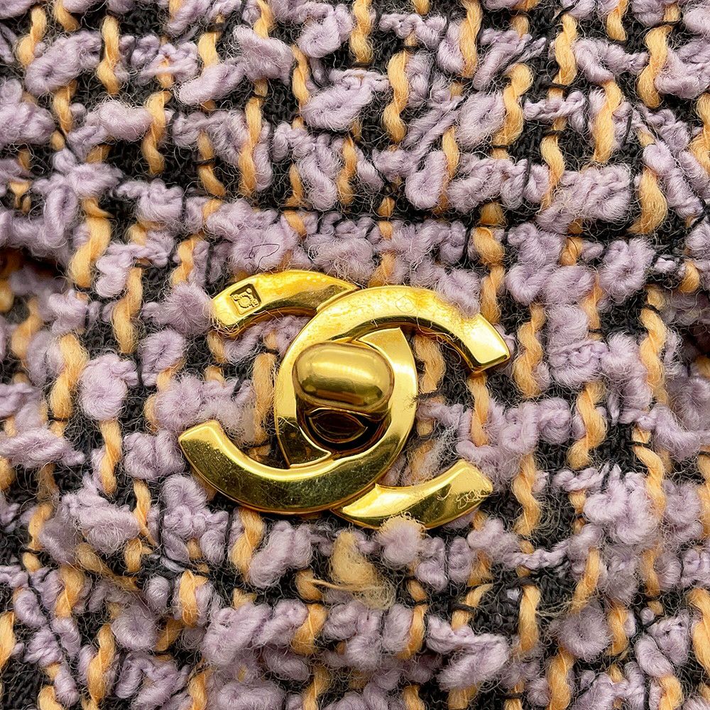 シャネル ハンドバッグ 親子バッグ ココマーク ツイード CHANEL バッグ