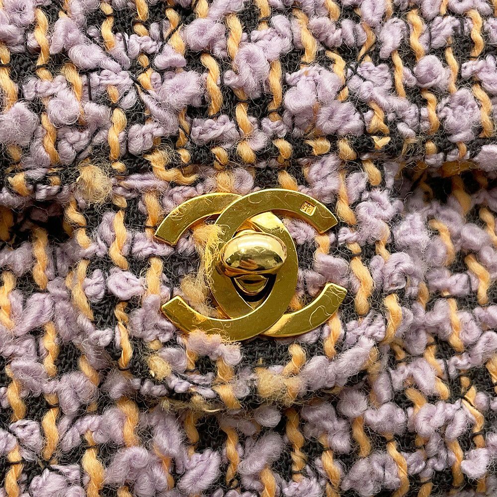 シャネル ハンドバッグ 親子バッグ ココマーク ツイード CHANEL バッグ