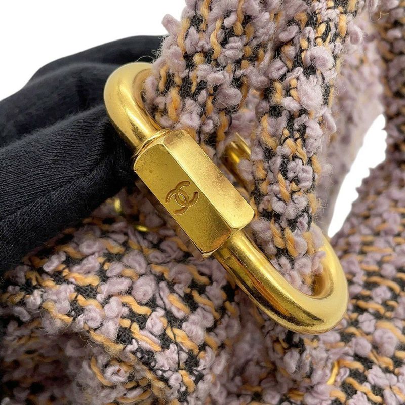 シャネル ハンドバッグ 親子バッグ ココマーク ツイード CHANEL バッグ