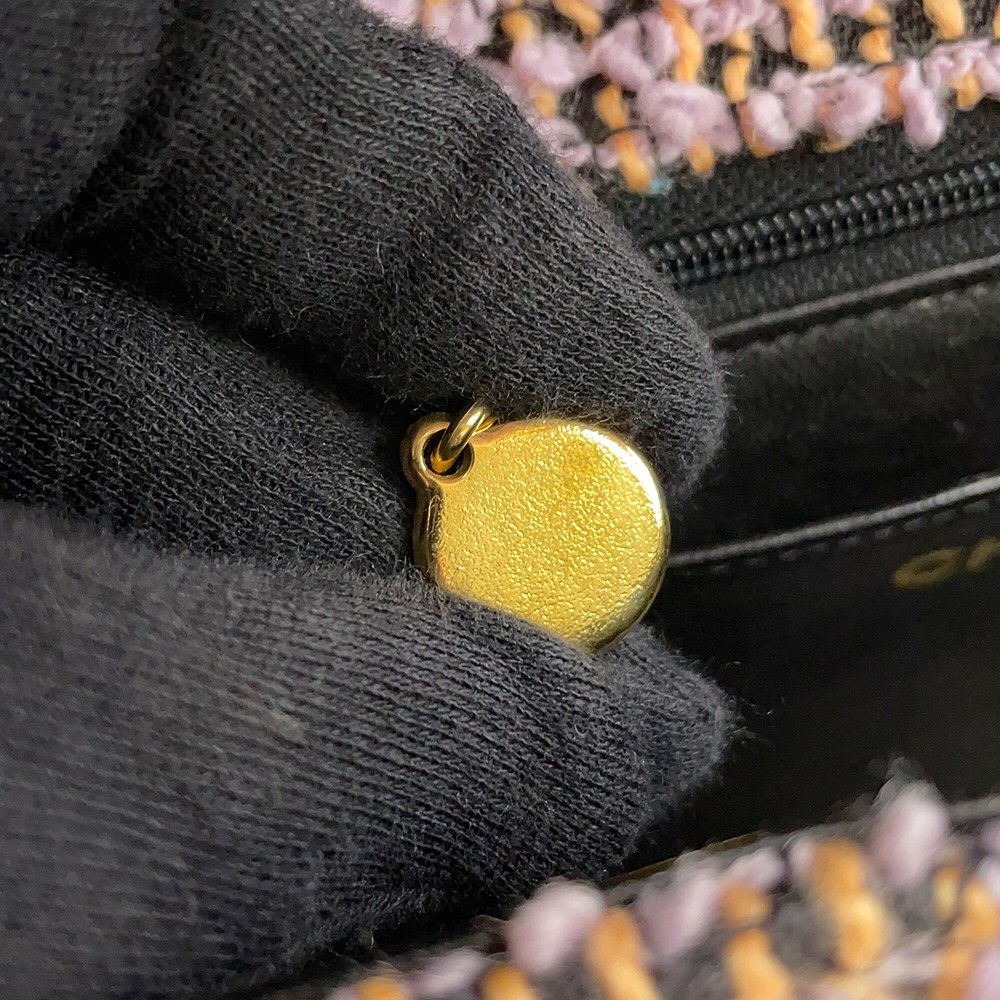 シャネル ハンドバッグ 親子バッグ ココマーク ツイード CHANEL バッグ