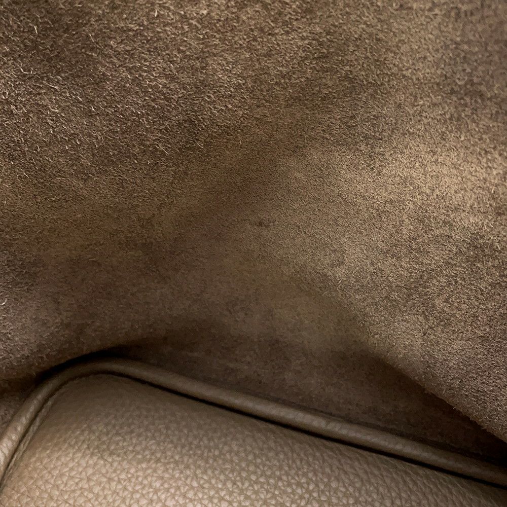 エルメス ハンドバッグ ピコタンロックMM エトゥープ/ゴールド金具 トリヨンクレマンス W刻印