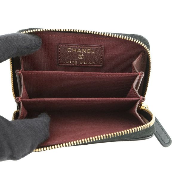シャネル コインケース クラシック ジップコインパース マトラッセ ココマーク ラムスキン AP0216 CHANEL 財布 小銭入れ