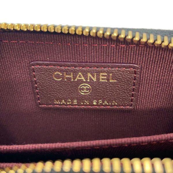 シャネル コインケース クラシック ジップコインパース マトラッセ ココマーク ラムスキン AP0216 CHANEL 財布 小銭入れ
