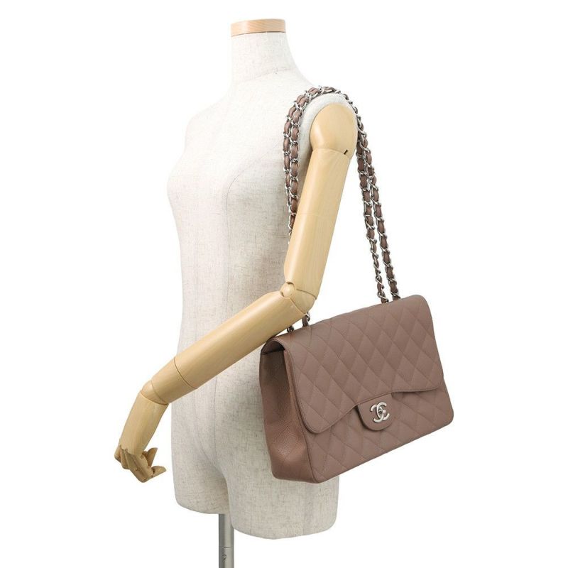 シャネル チェーンショルダーバッグ マトラッセ30 ココマーク キャビアスキン A28600 CHANEL