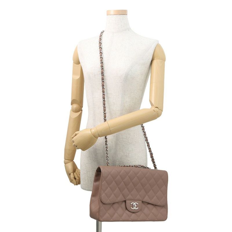 シャネル チェーンショルダーバッグ マトラッセ30 ココマーク キャビアスキン A28600 CHANEL