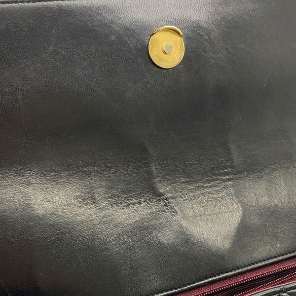 シャネル ショルダーバッグ ココマーク マトラッセ ラムスキン CHANEL ワンショルダー 黒