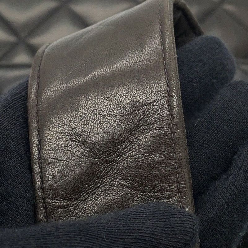 シャネル ショルダーバッグ ココマーク マトラッセ ラムスキン CHANEL ワンショルダー 黒