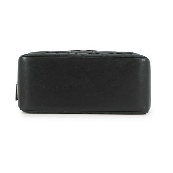 シャネル ハンドバッグ ココマーク ラムスキン CHANEL 黒