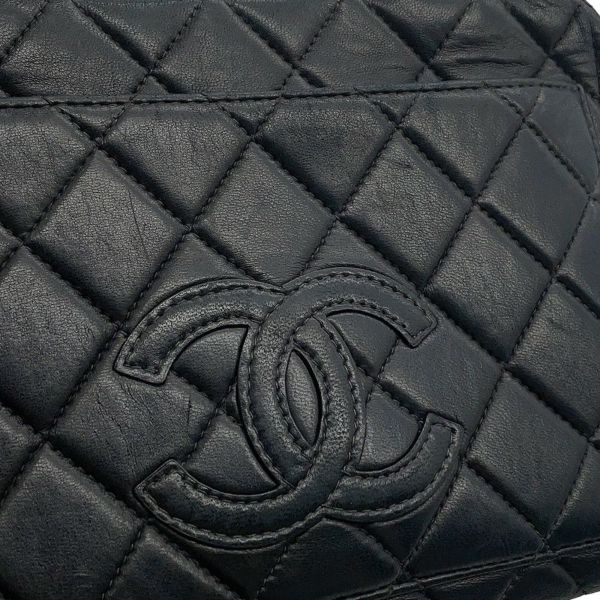 シャネル ハンドバッグ ココマーク ラムスキン CHANEL 黒