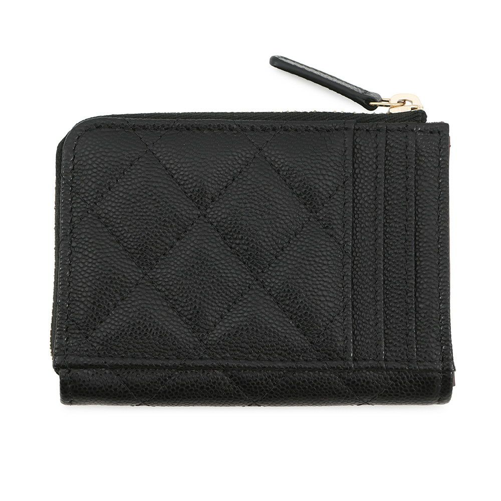シャネル コインケース マトラッセ ココマーク ソフトキャビアスキン AP4893 CHANEL 財布 黒