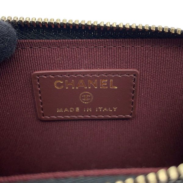 シャネル コインケース マトラッセ ココマーク ソフトキャビアスキン AP4893 CHANEL 財布 黒