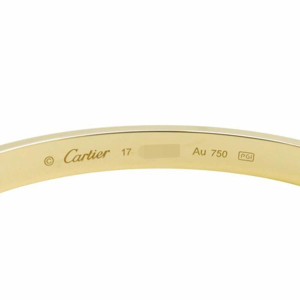 カルティエ ブレスレット ラブブレス K18YGイエローゴールド サイズ17 B6035517 Cartier LOVEブレスレット バングル ジュエリー