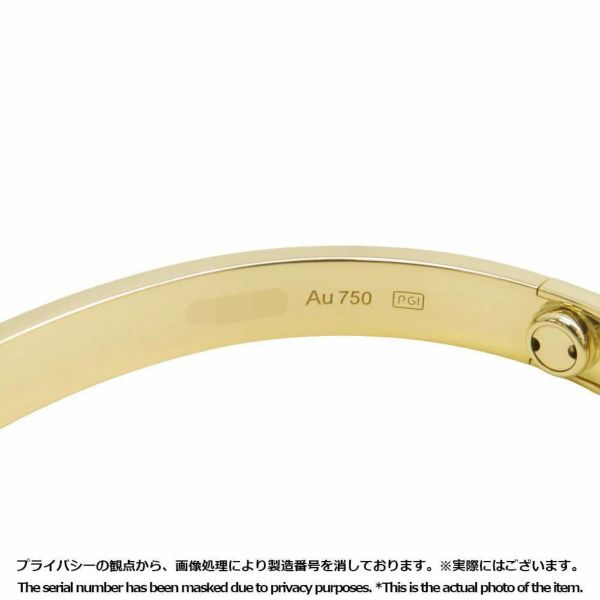 カルティエ ブレスレット ラブブレス K18YGイエローゴールド サイズ17 B6035517 Cartier LOVEブレスレット バングル ジュエリー