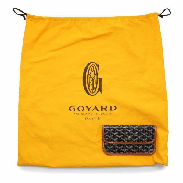 ゴヤール トートバッグ サンルイPM PVC/レザー STLOUIPMLTY01CL03P GOYARD ポーチ付き 黒