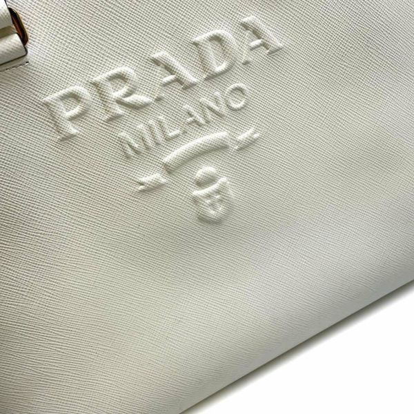 プラダ ハンドバッグ サフィアーノ レザー ミディアム 1BA337 PRADA 2wayショルダーバッグ 白