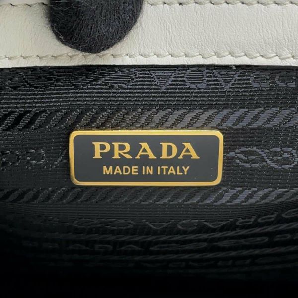 プラダ ハンドバッグ サフィアーノ レザー ミディアム 1BA337 PRADA 2wayショルダーバッグ 白