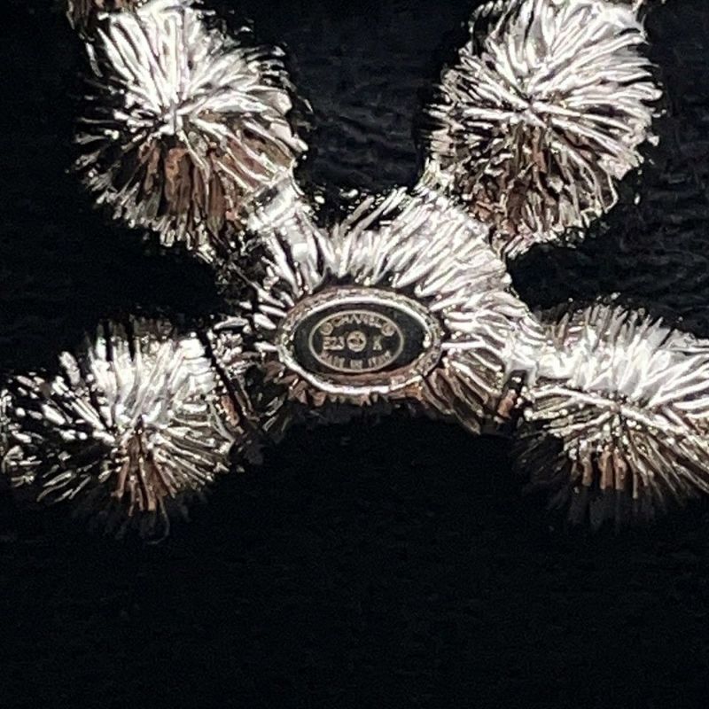 シャネル ブローチ ココマーク リボン フェイクパール ラインストーン E23 K CHANEL アクセサリー