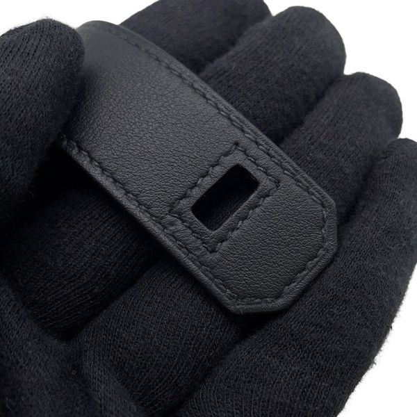 エルメス ブレスレット ケリーツイスト PM ブラック/ゴールド金具 スイフト B刻印 サイズT2 黒 ソルド品