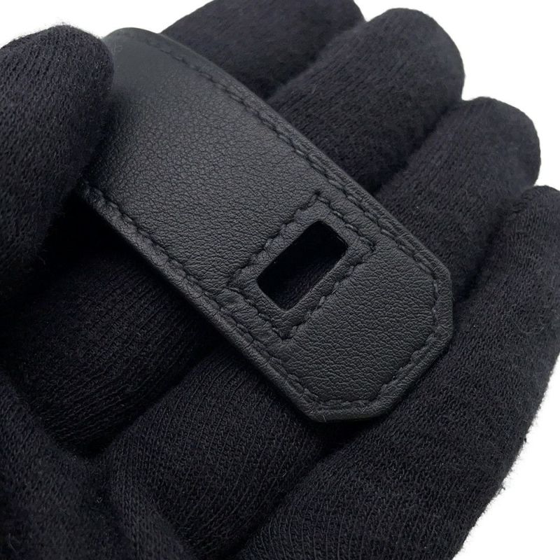 エルメス ブレスレット ケリーツイスト PM ブラック/ゴールド金具 スイフト B刻印 サイズT2 黒 ソルド品