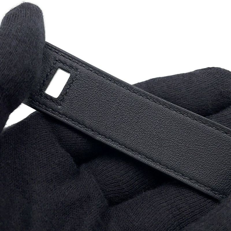 エルメス ブレスレット ケリーツイスト PM ブラック/ゴールド金具 スイフト B刻印 サイズT2 黒 ソルド品